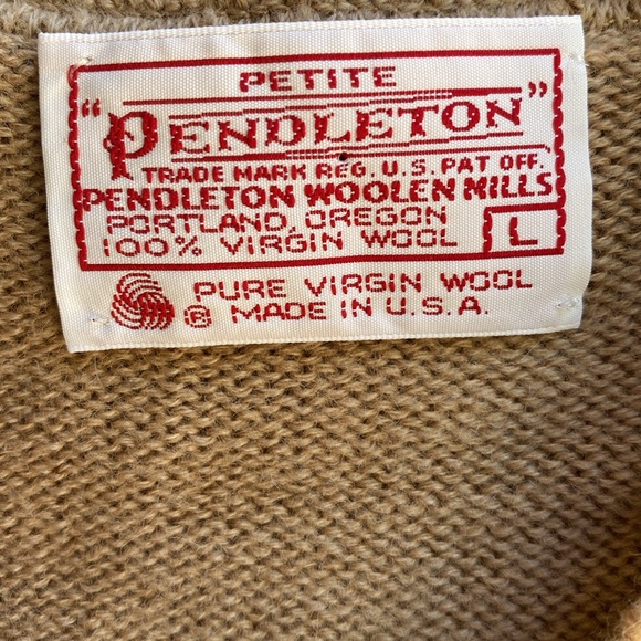 Pendleton 100% Virgin Wool Sweater Vest in Petite Large - Picture 3 of 11